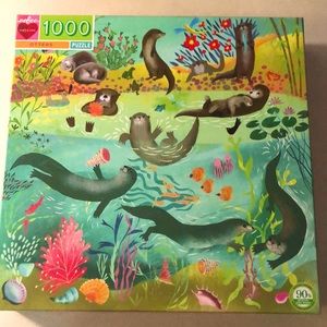 Eeboo 1000 Piece Otters Puzzle